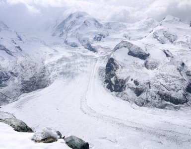 Gornetgrat Glacier, Zermatt. Switzerland