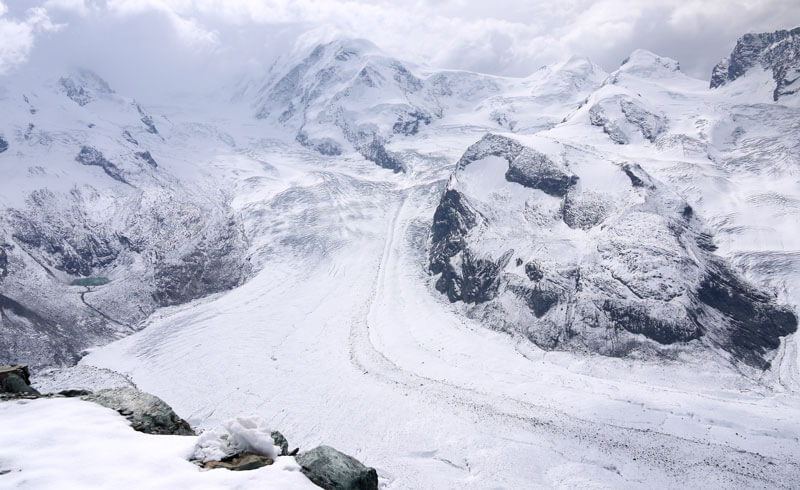 Gornetgrat Glacier, Zermatt. Switzerland