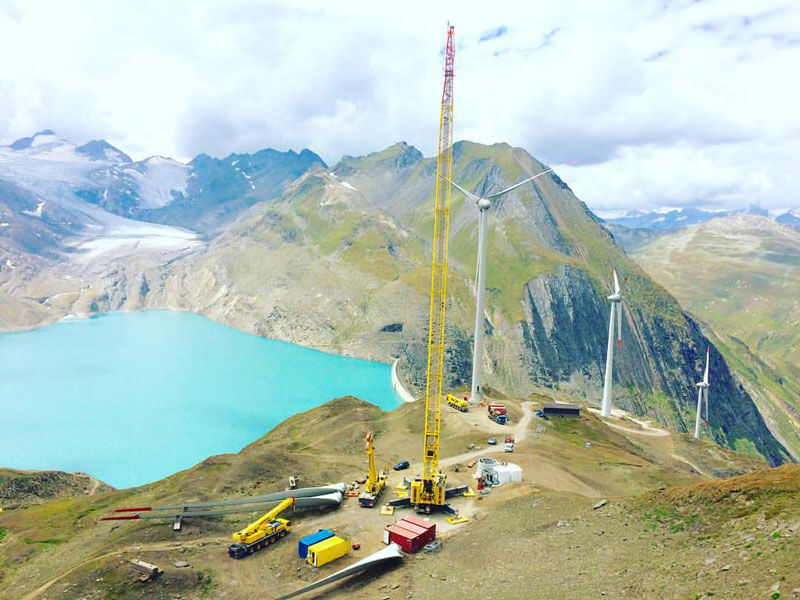 Nufenen Pass WindPark by Paul Hilliard