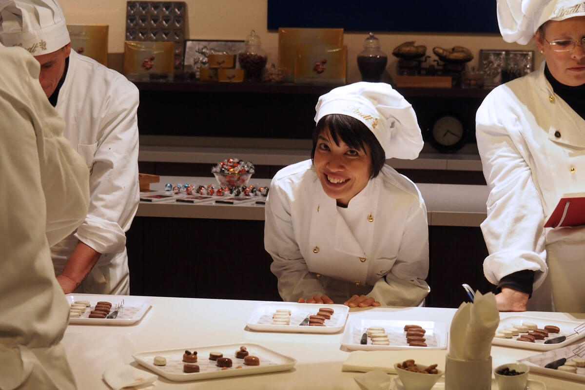 Chocolate Workshop at Lindt in Zürich