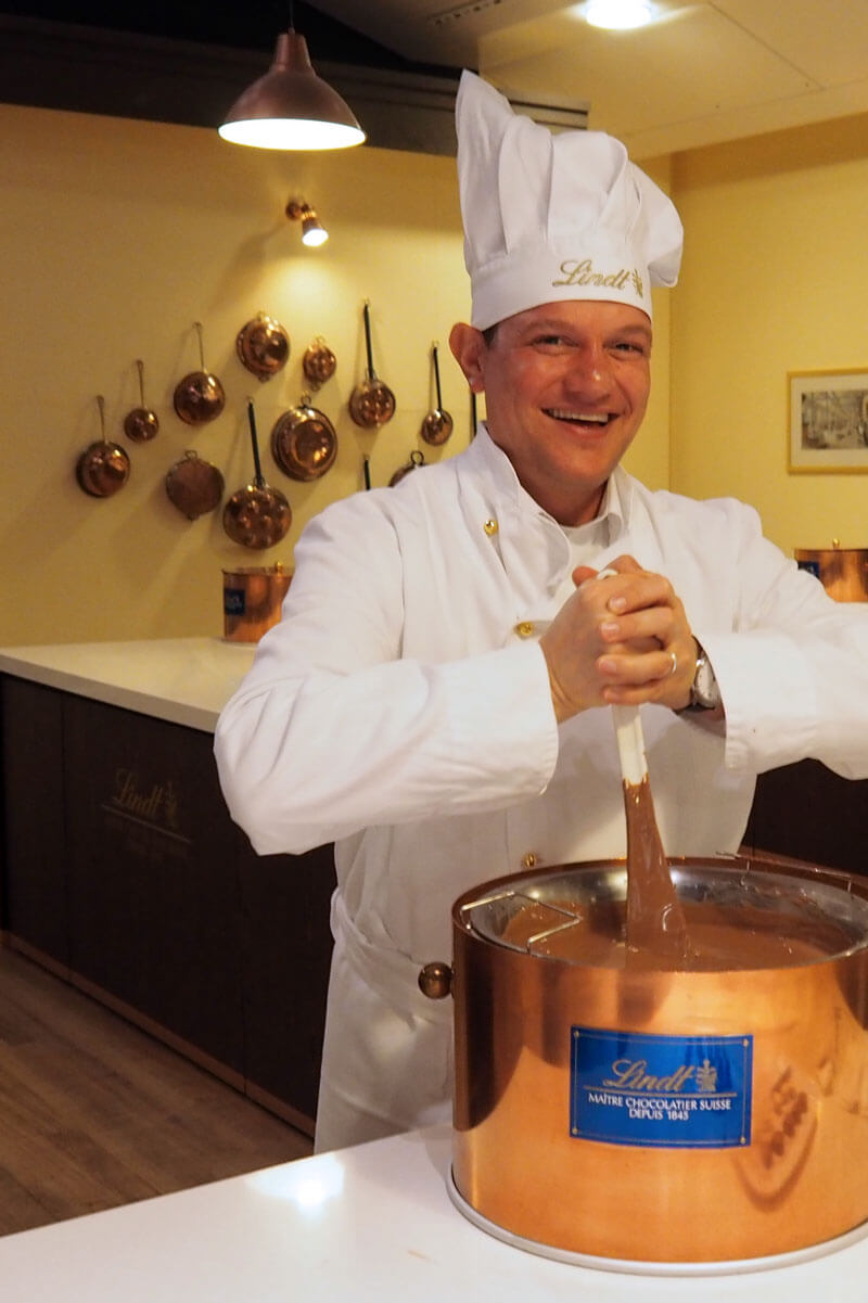 Chocolate Workshop at Lindt in Zürich