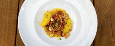 Saas-Fee - Mushroom Dish at Waldhotel Fletschhorn