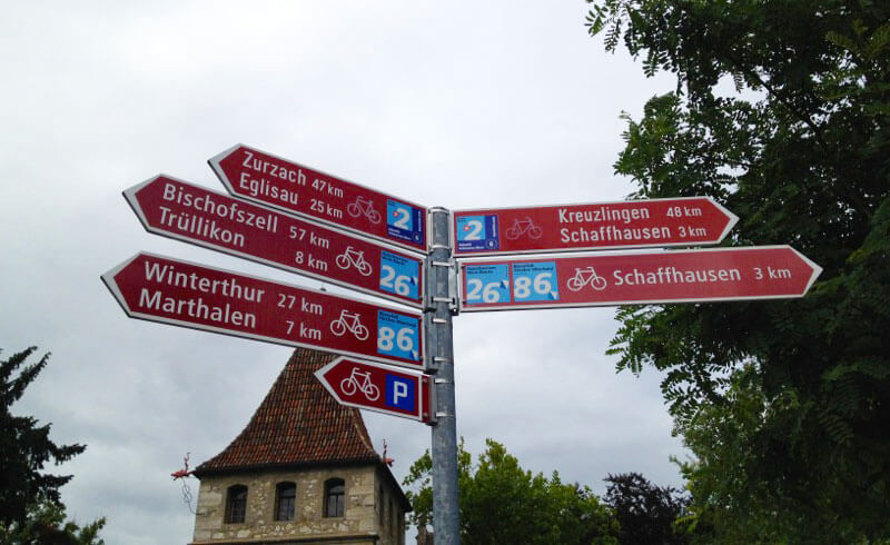 Swiss Bicycle Signs - Veloland Schweiz