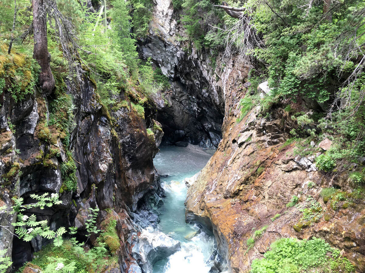 Canyoning in Zermatt, Switzerland