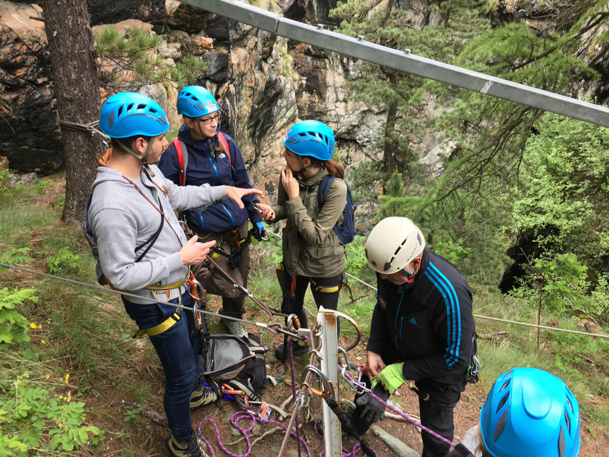 Canyoning in Zermatt, Switzerland