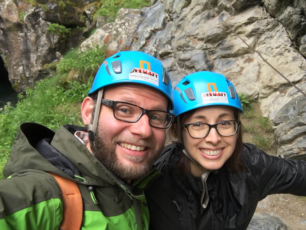 Canyoning in Zermatt, Switzerland