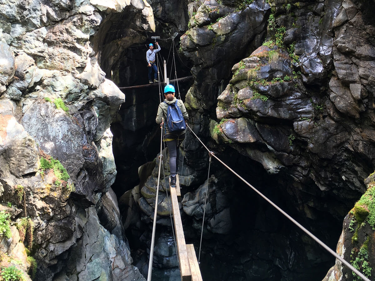 Canyoning in Zermatt, Switzerland