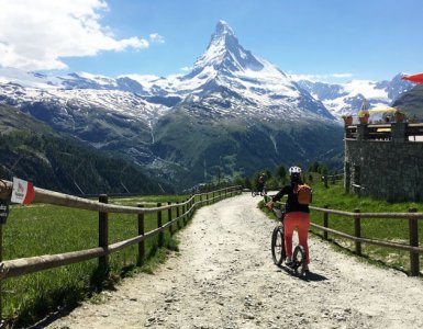 Downhill Scooter in Zermatt, Switzerland