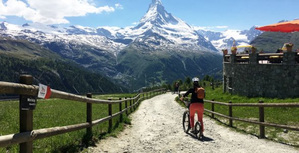 Downhill Scooter in Zermatt, Switzerland