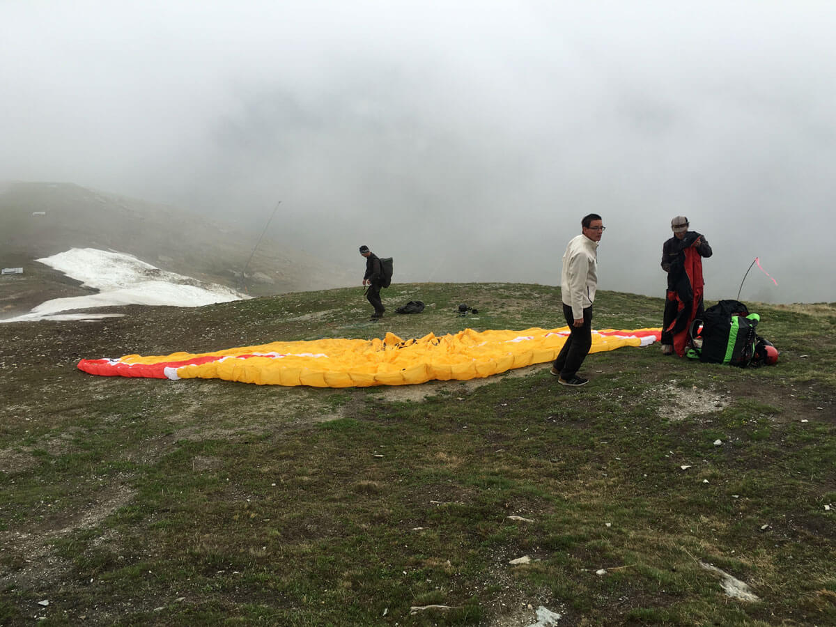 Paragliding in Zermatt, Switzerland