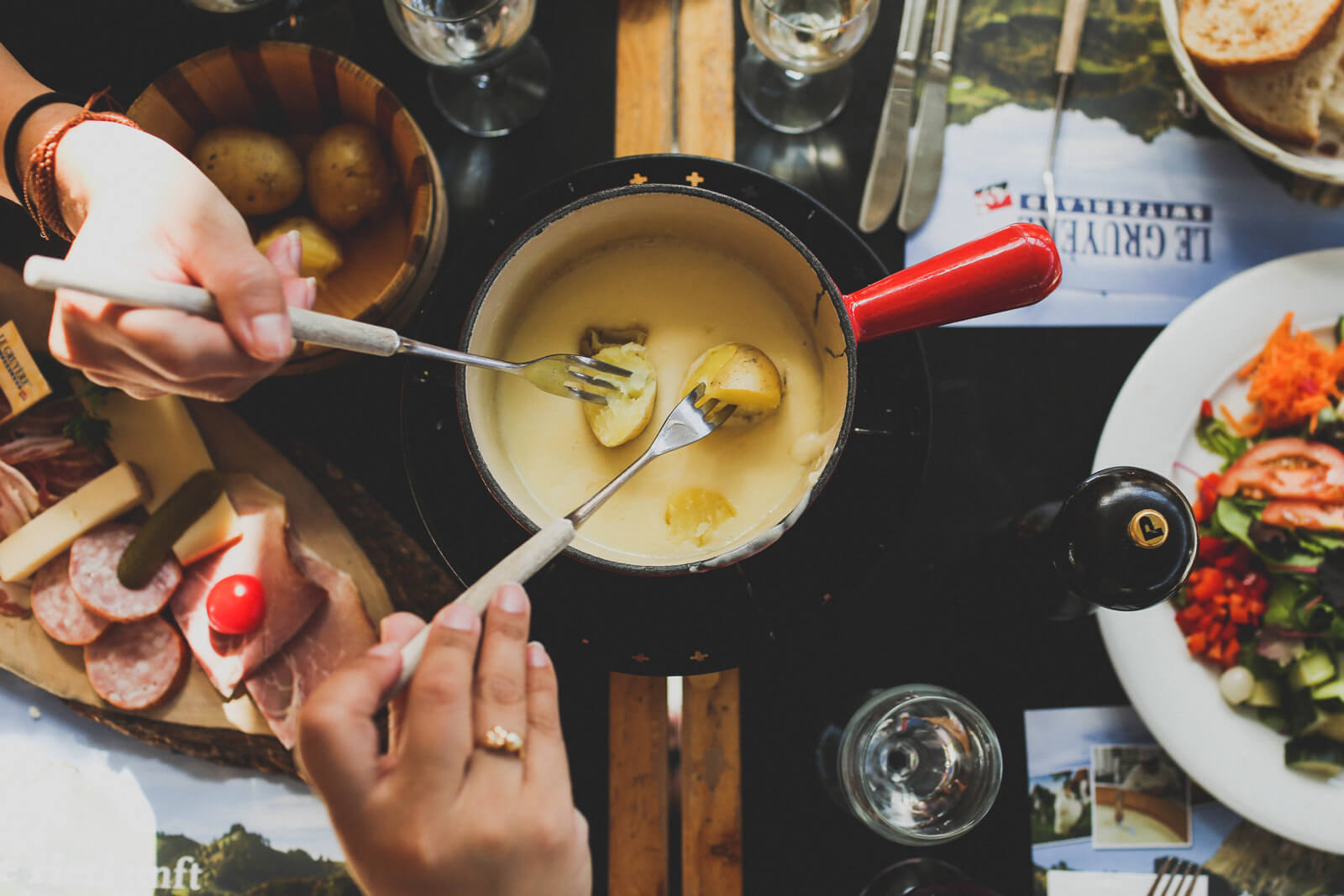 Swiss Cheese Fondue Gruyere