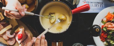 Swiss Cheese Fondue Gruyere
