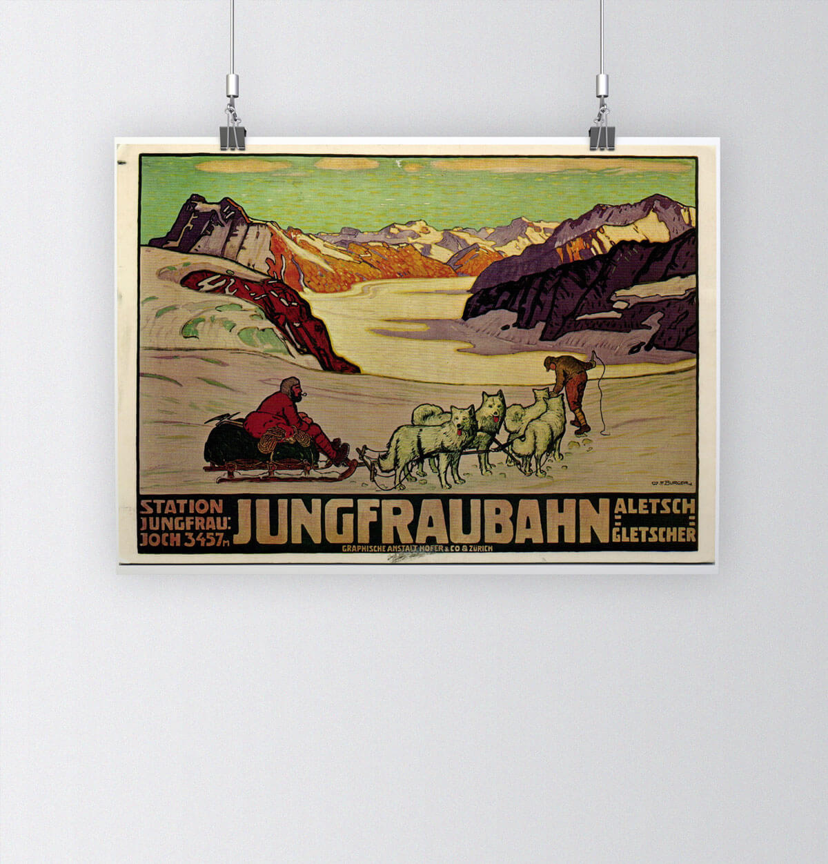 Tour of Switzerland - Vintage Posters - Jungfrau