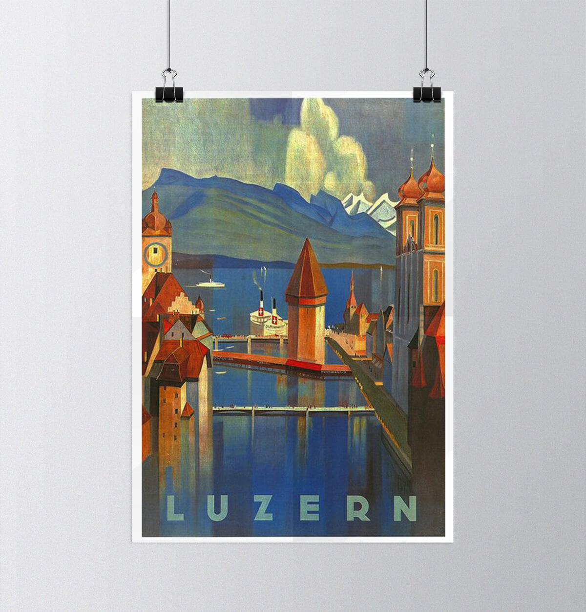 Tour of Switzerland - Vintage Posters - Luzern