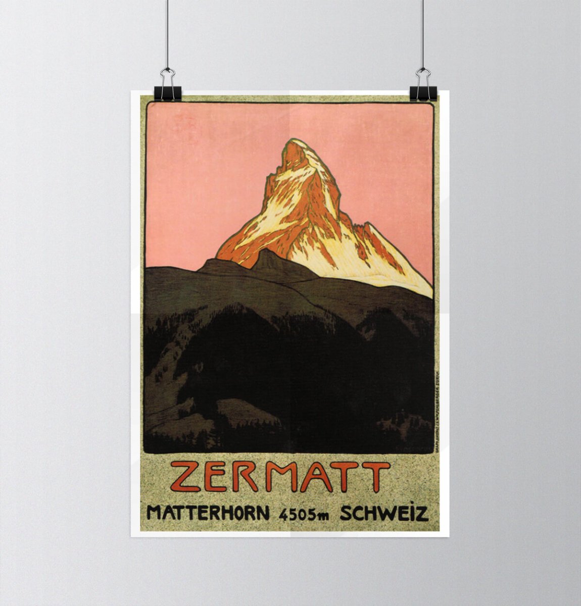 vintage swiss tourism posters