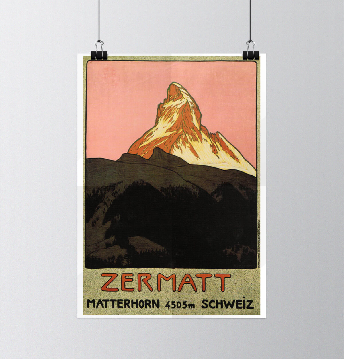 Tour of Switzerland - Vintage Posters - Zermatt