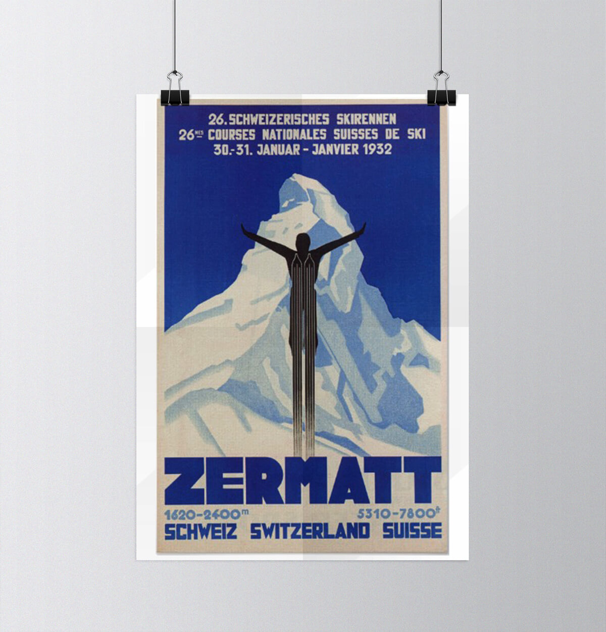 Tour of Switzerland - Vintage Posters - Zermatt