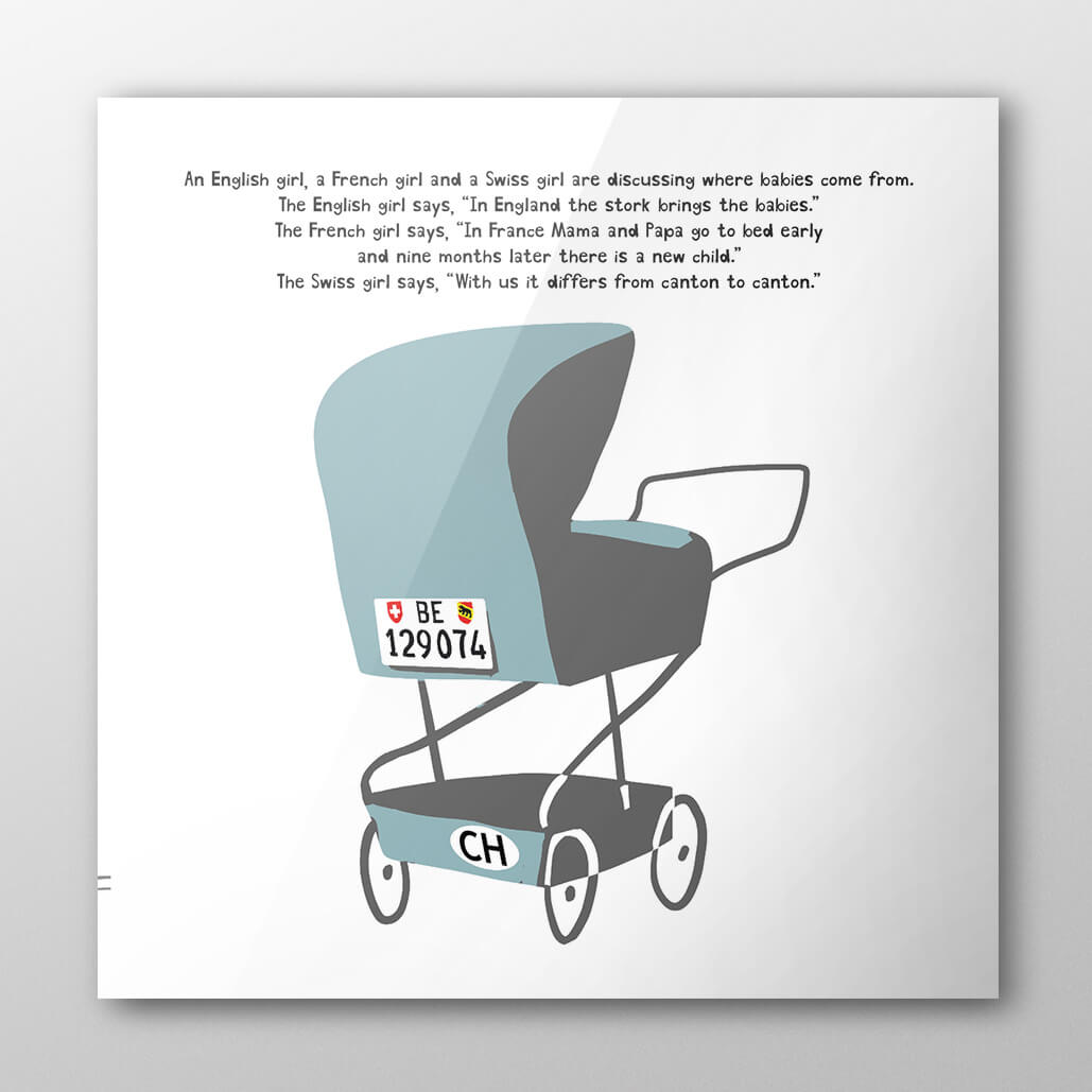 How to be Swiss by Diccon Bewes - Baby Stroller