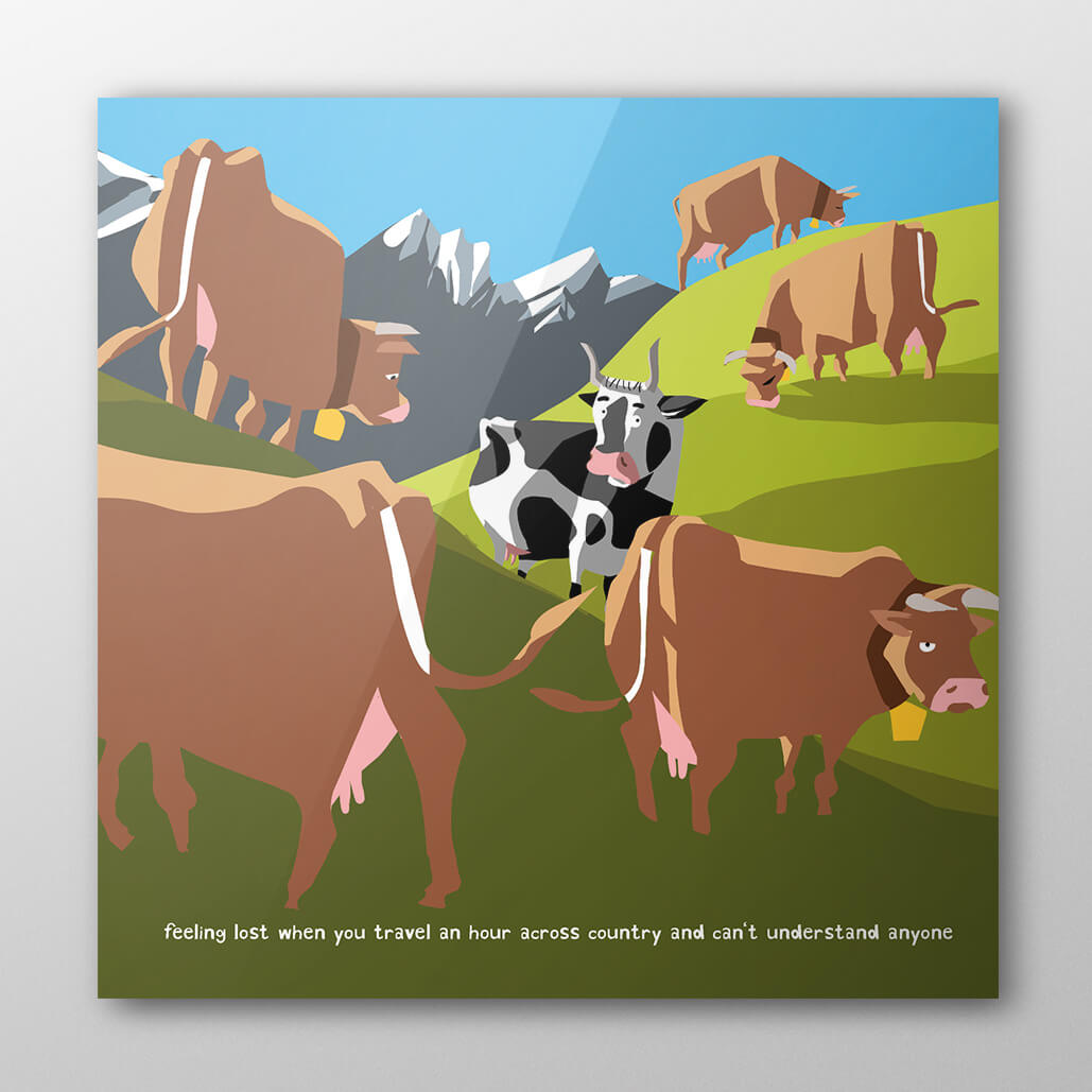 How to be Swiss by Diccon Bewes - Cows