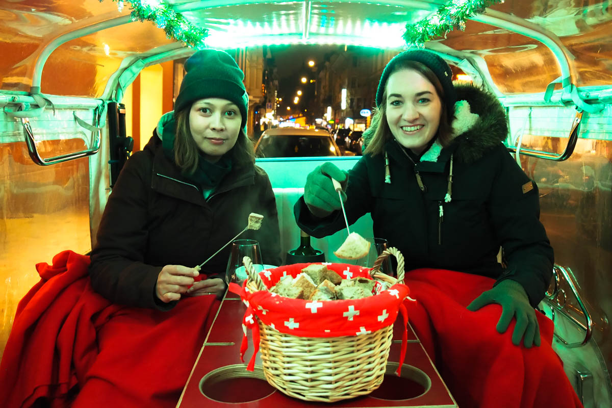 Fondue eTukTuk in Zürch