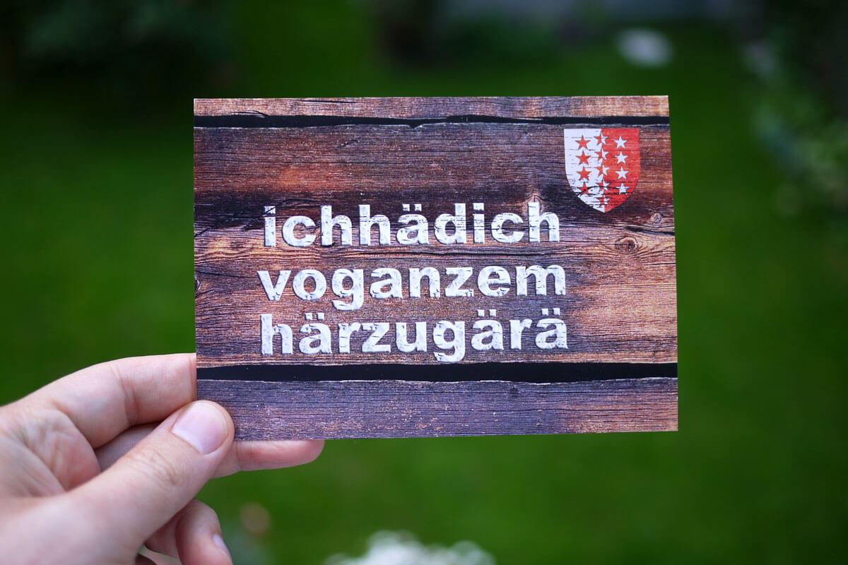 Swiss Dialect from Valais