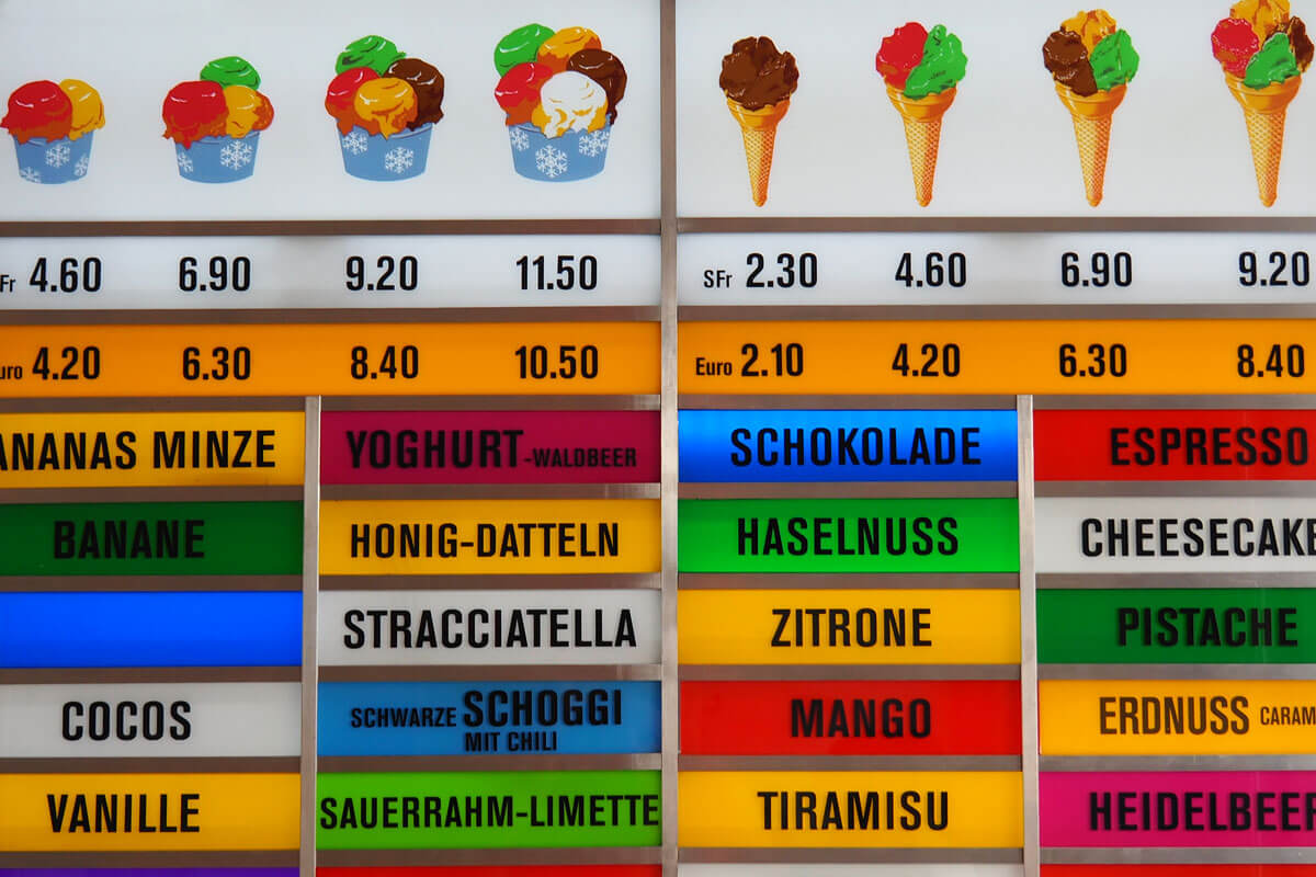 Swiss Standard German - Glace