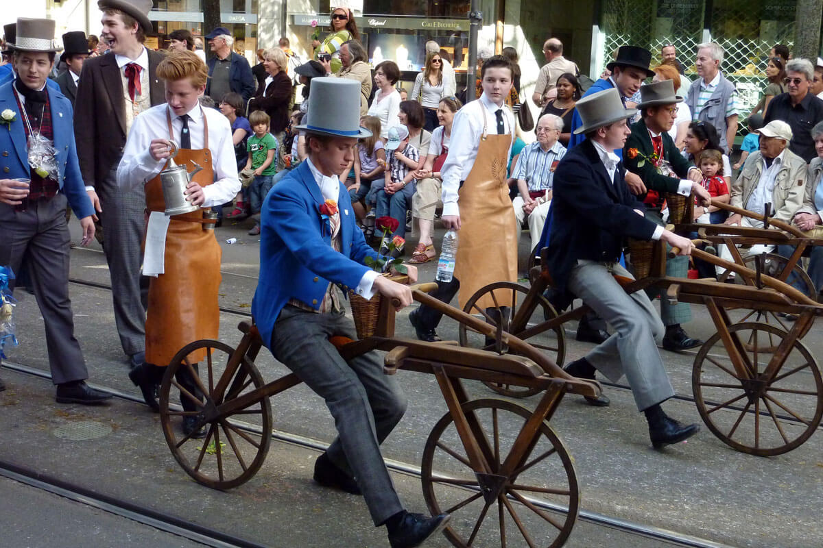 Sechseläuten Parade in Zurich