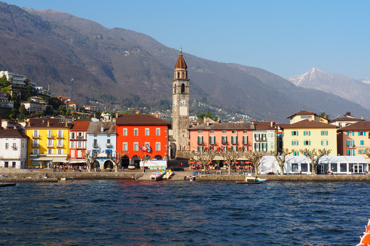 Ascona from the boat