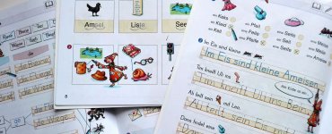 Children learning a foreign language