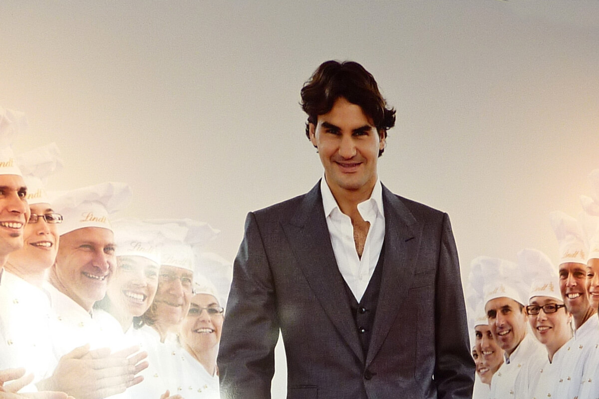 Roger Federer Lindt