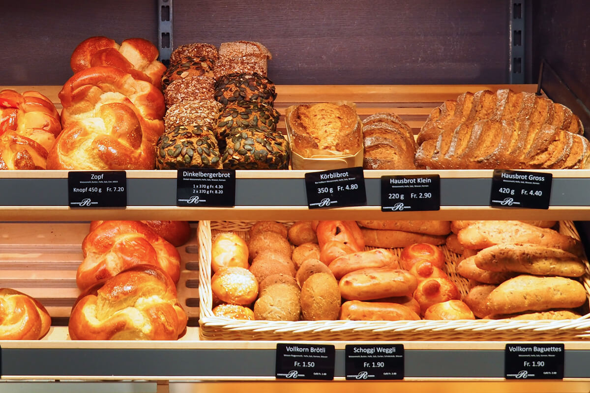 Swiss Bakery Display