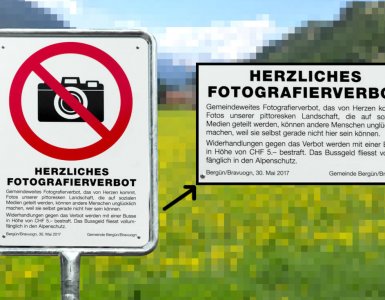 Swiss Town Bans Photographing