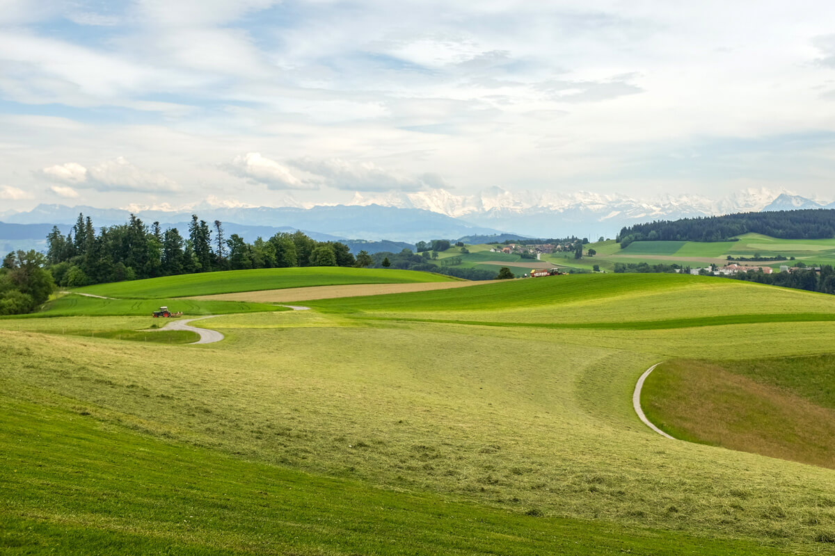 On top of the Gurten Hill in Bern