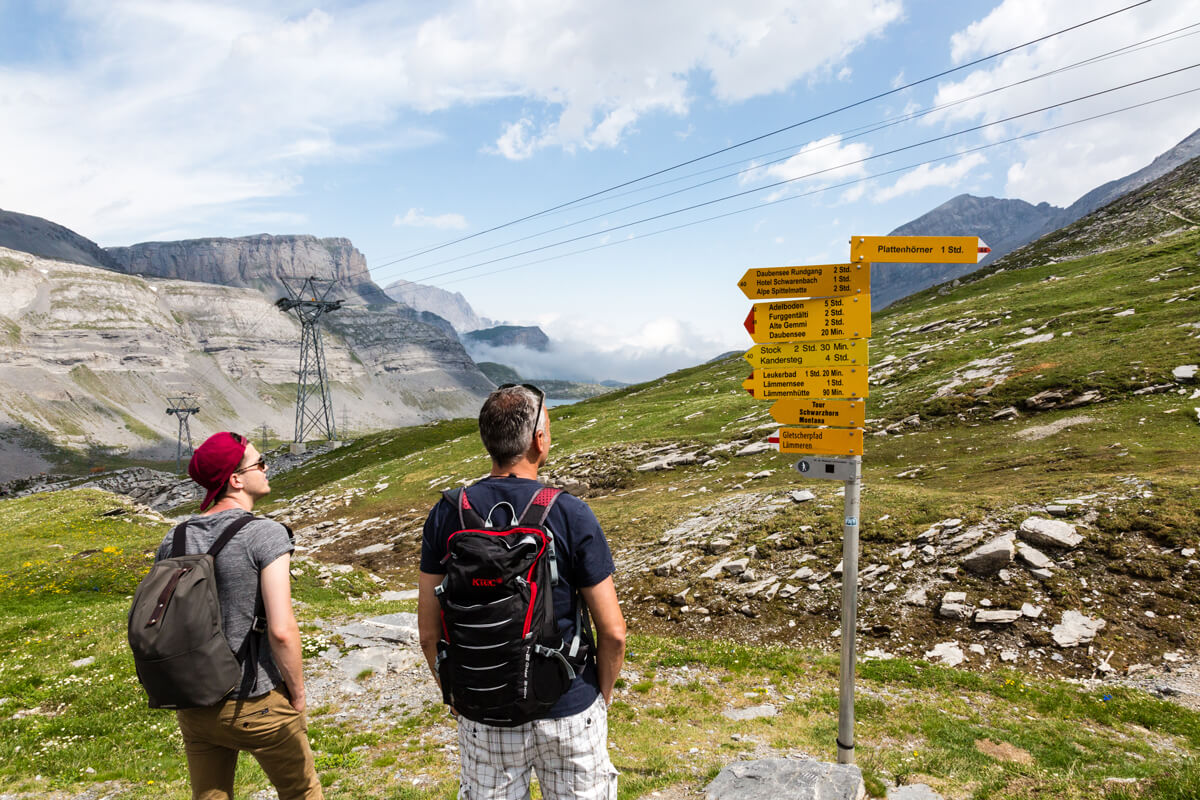 Route du Bonheur Hike - Gemmi Pass