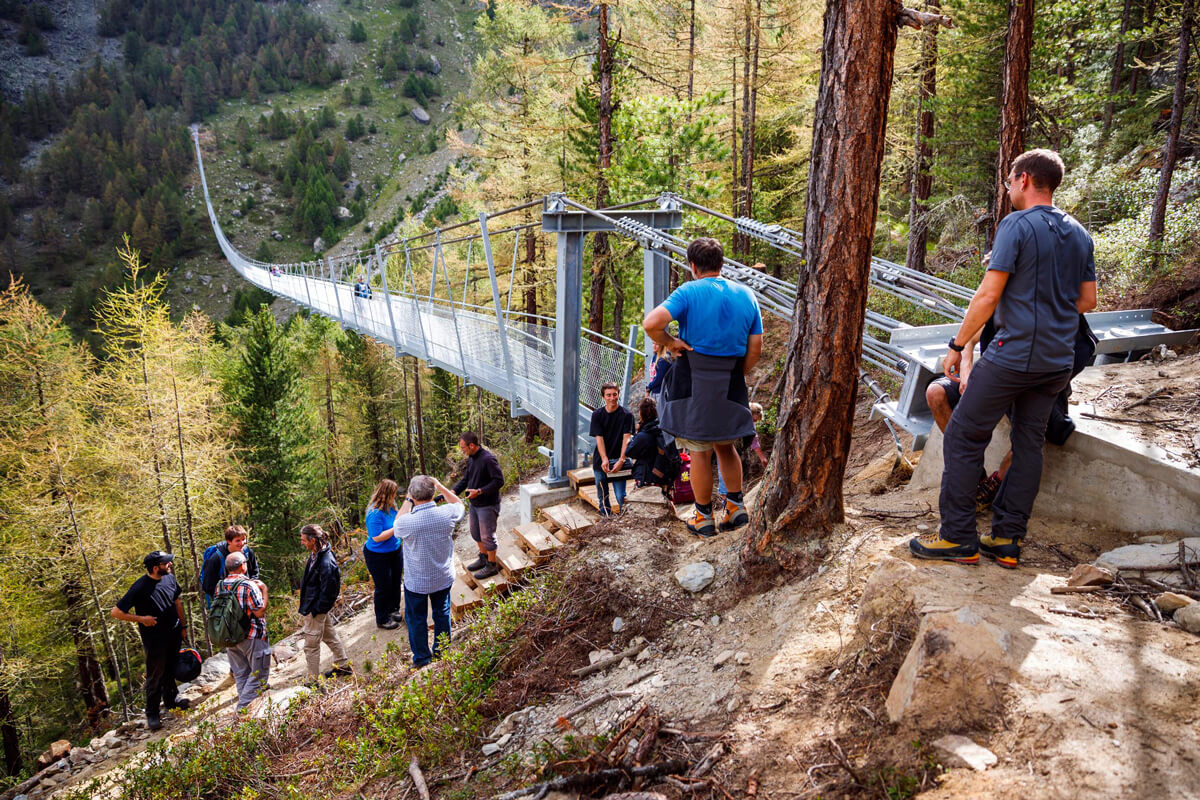 Longest Suspension Bridge in the World - Switzerland