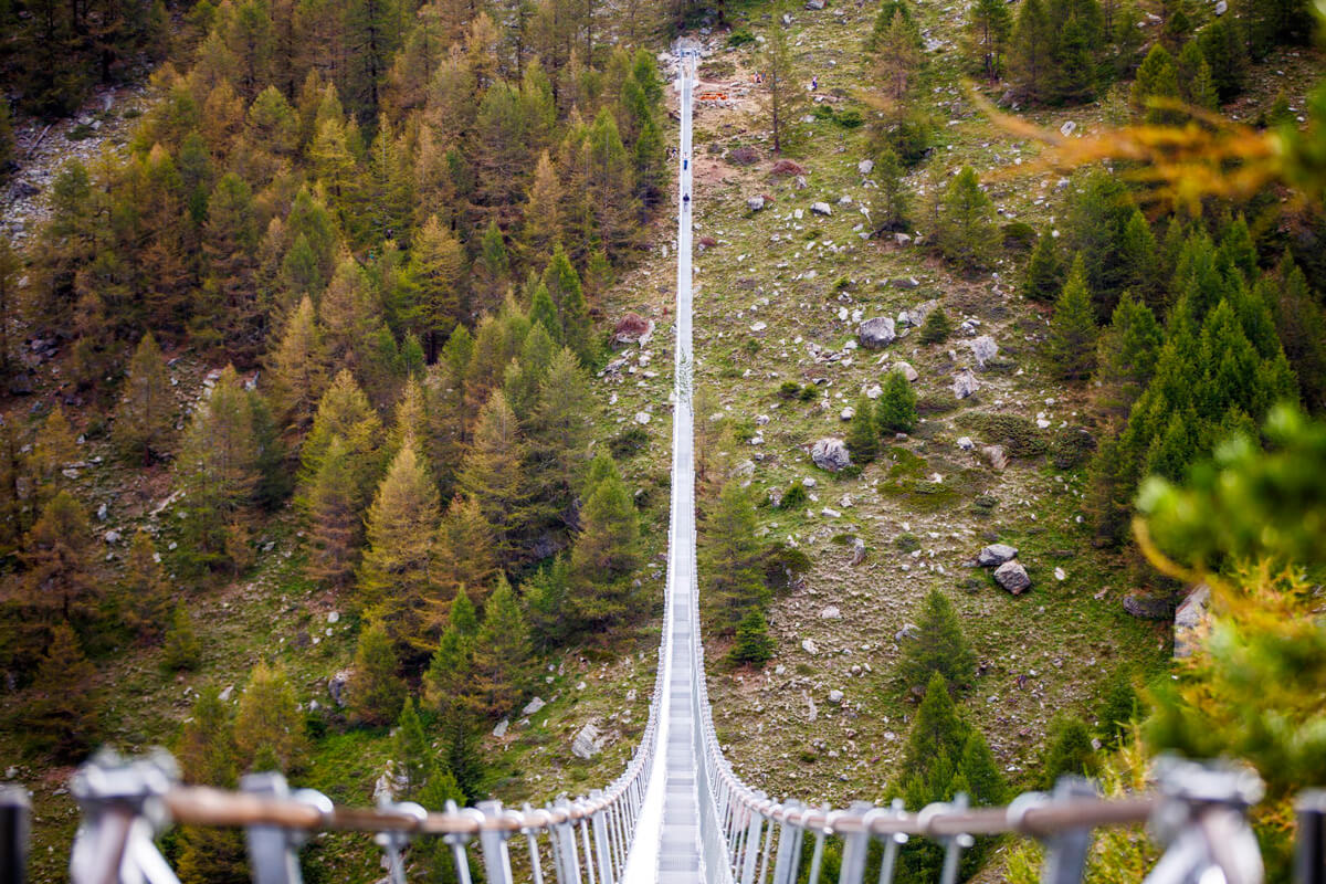 Longest Suspension Bridge in the World - Switzerland