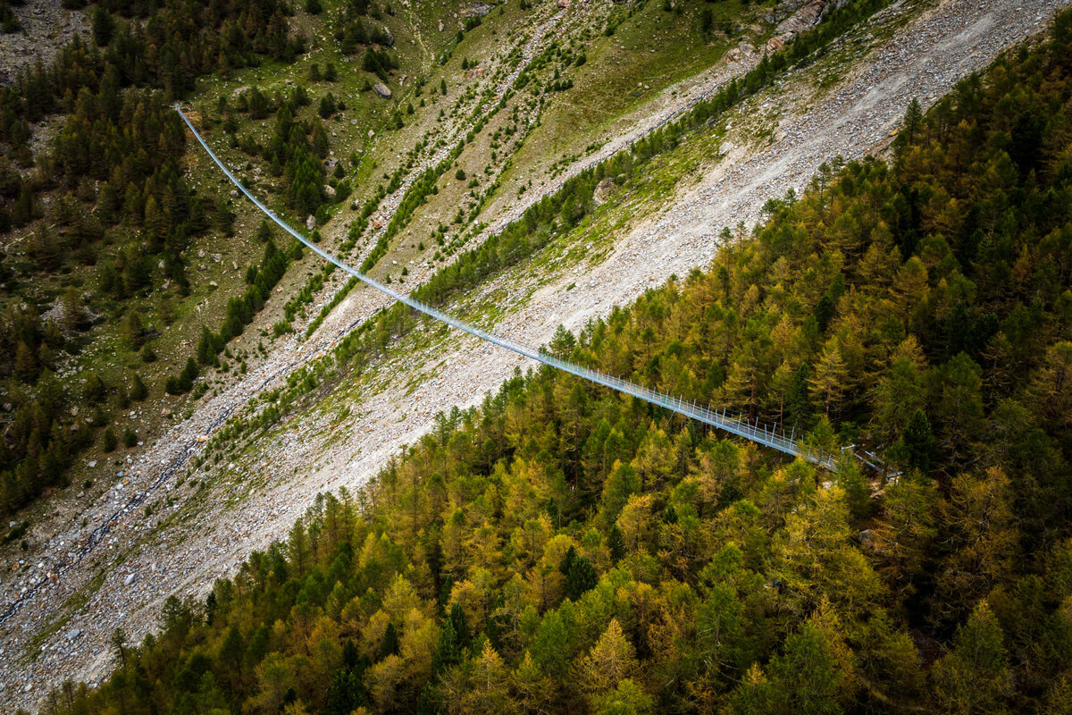 Longest Suspension Bridge in the World - Switzerland