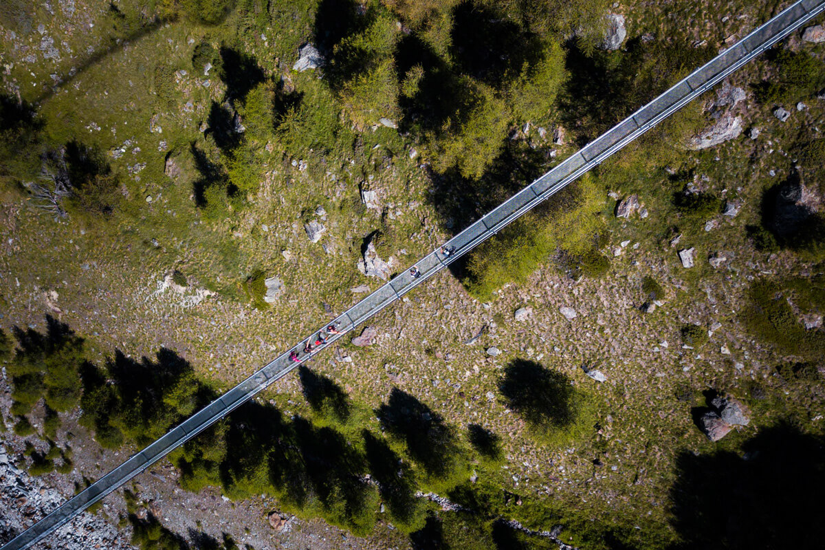 Longest Suspension Bridge in the World - Switzerland