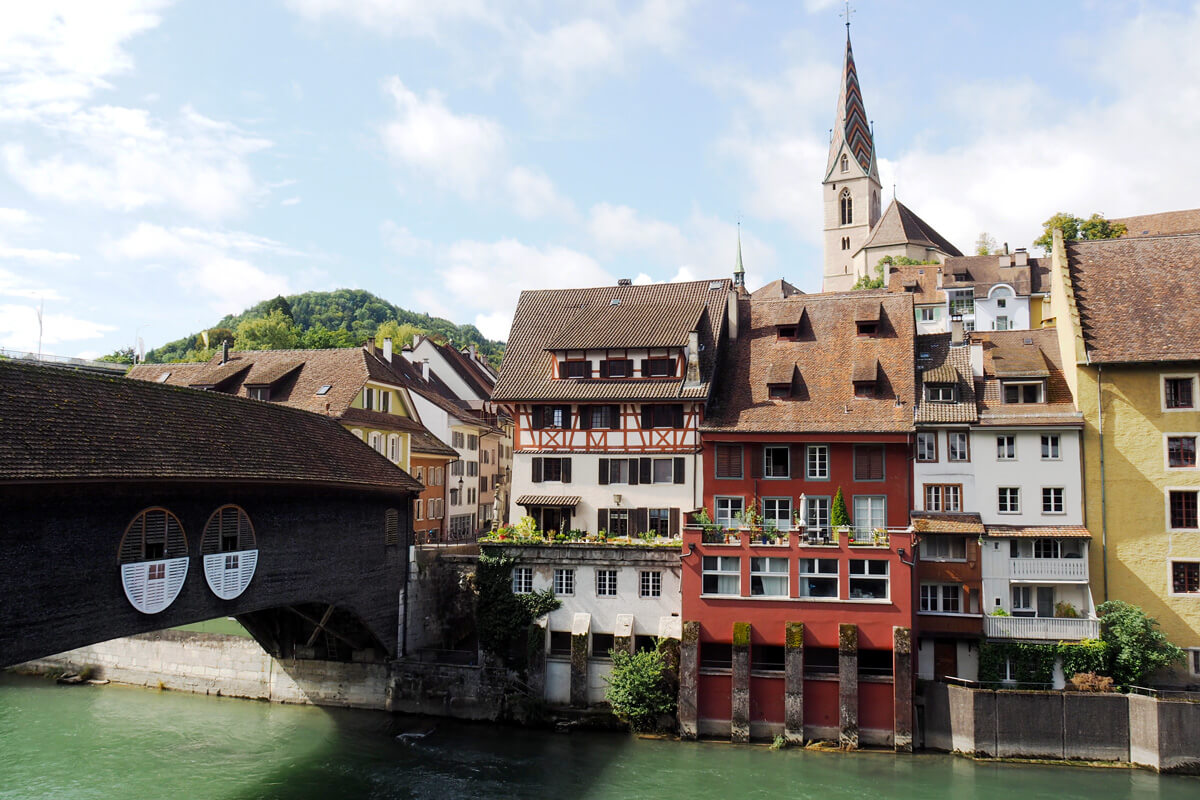 The Old Town of Baden, Switzerland