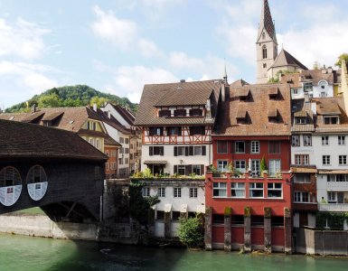 The Old Town of Baden, Switzerland