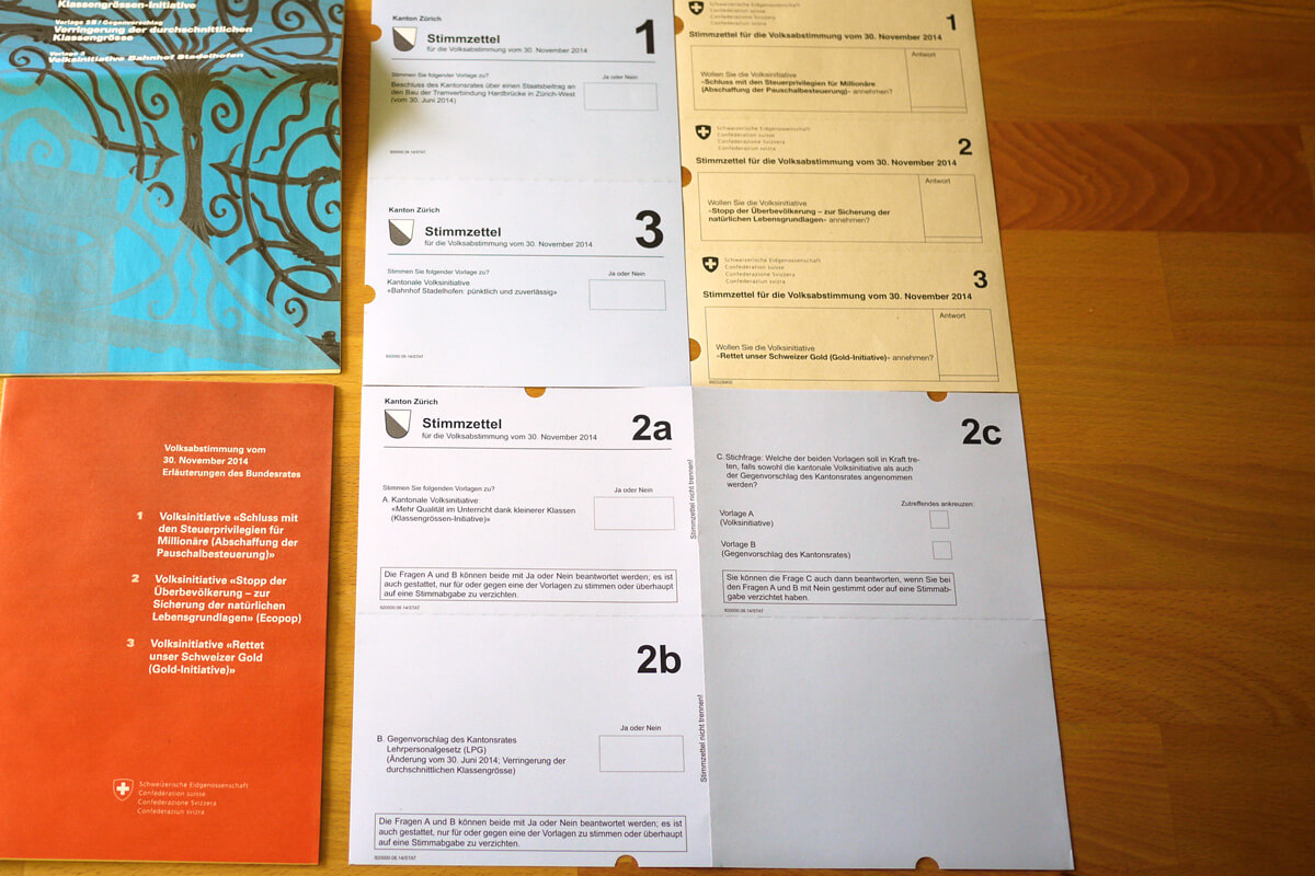 Swiss Voting Ballots