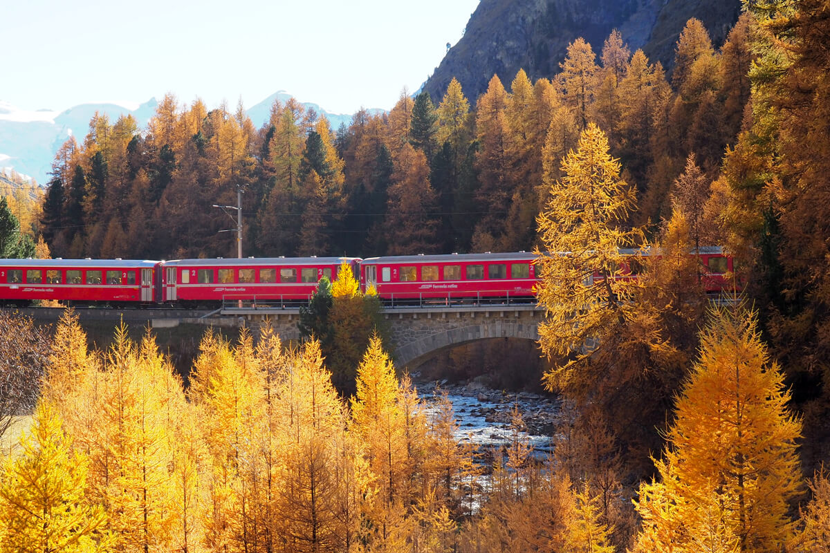 Indian Summer in Engadine, Switzerland