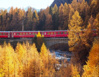 Indian Summer in Engadine, Switzerland