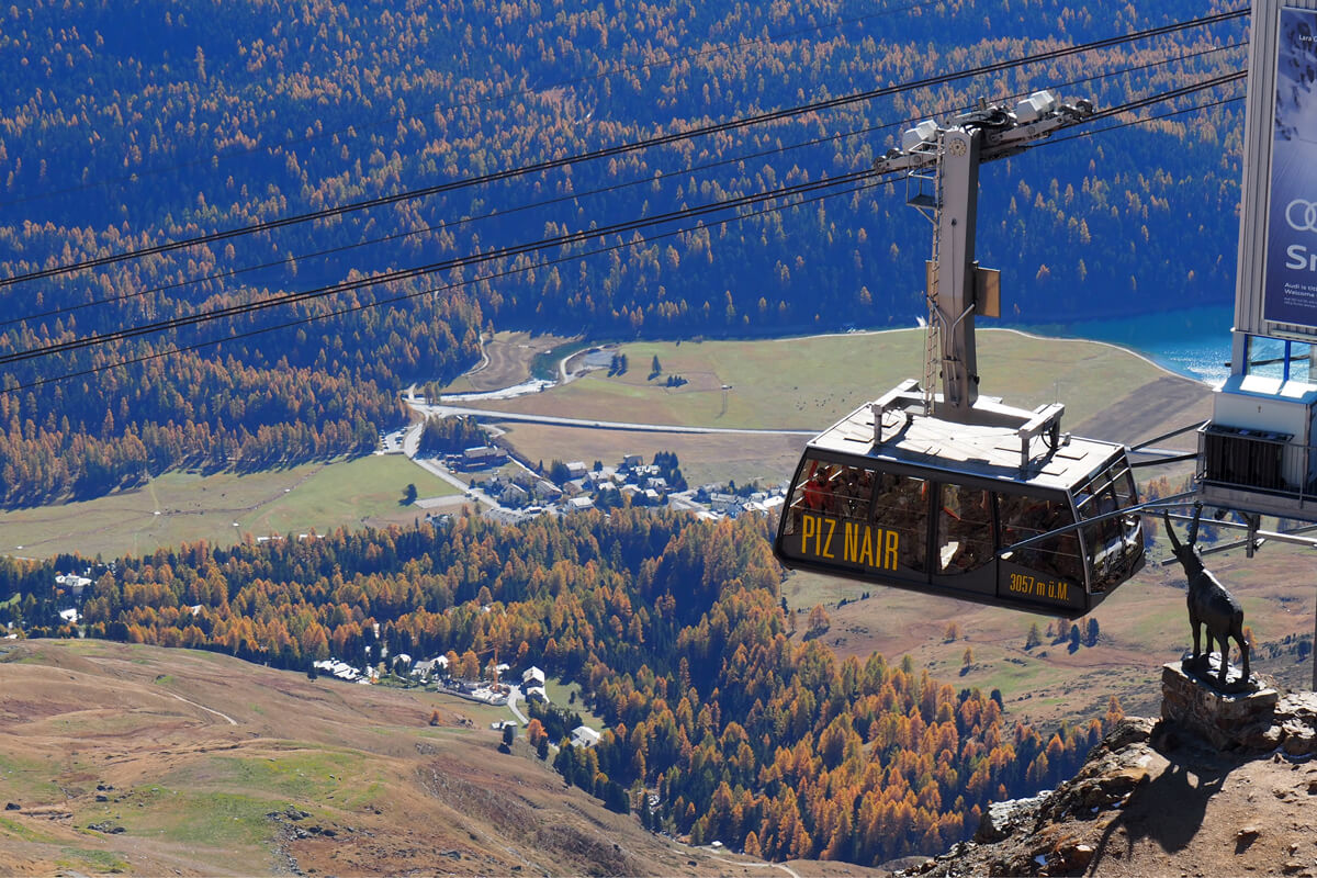 Piz Nair Mountain Cable Car