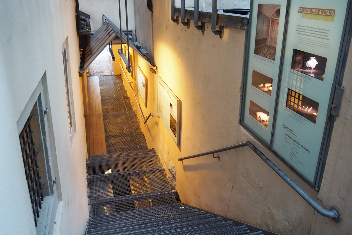 Roman Bath at Thermengasse in Zürich