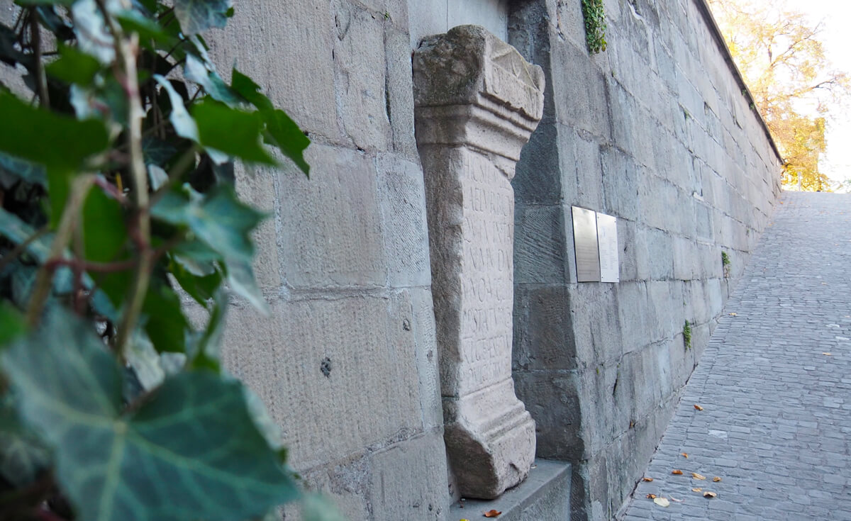 Turicum Gravestone at Lindenhof in Zurich