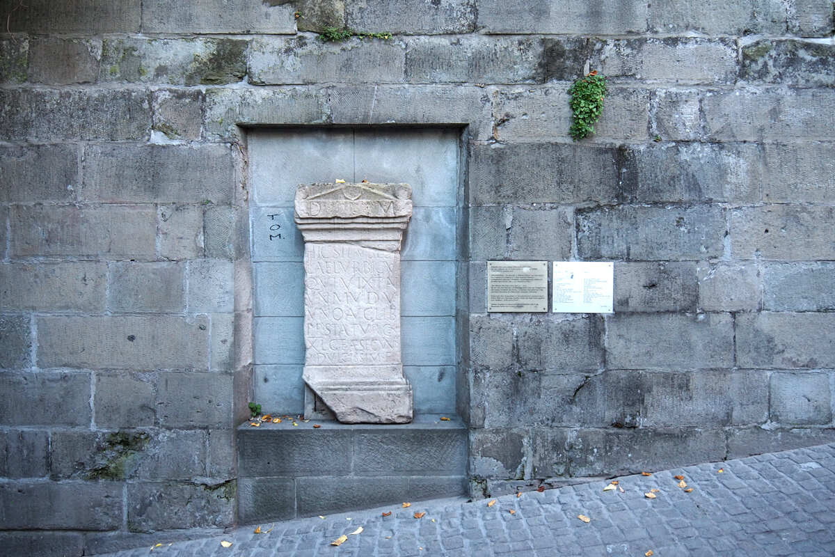 Turicum Gravestone at Lindenhof in Zurich