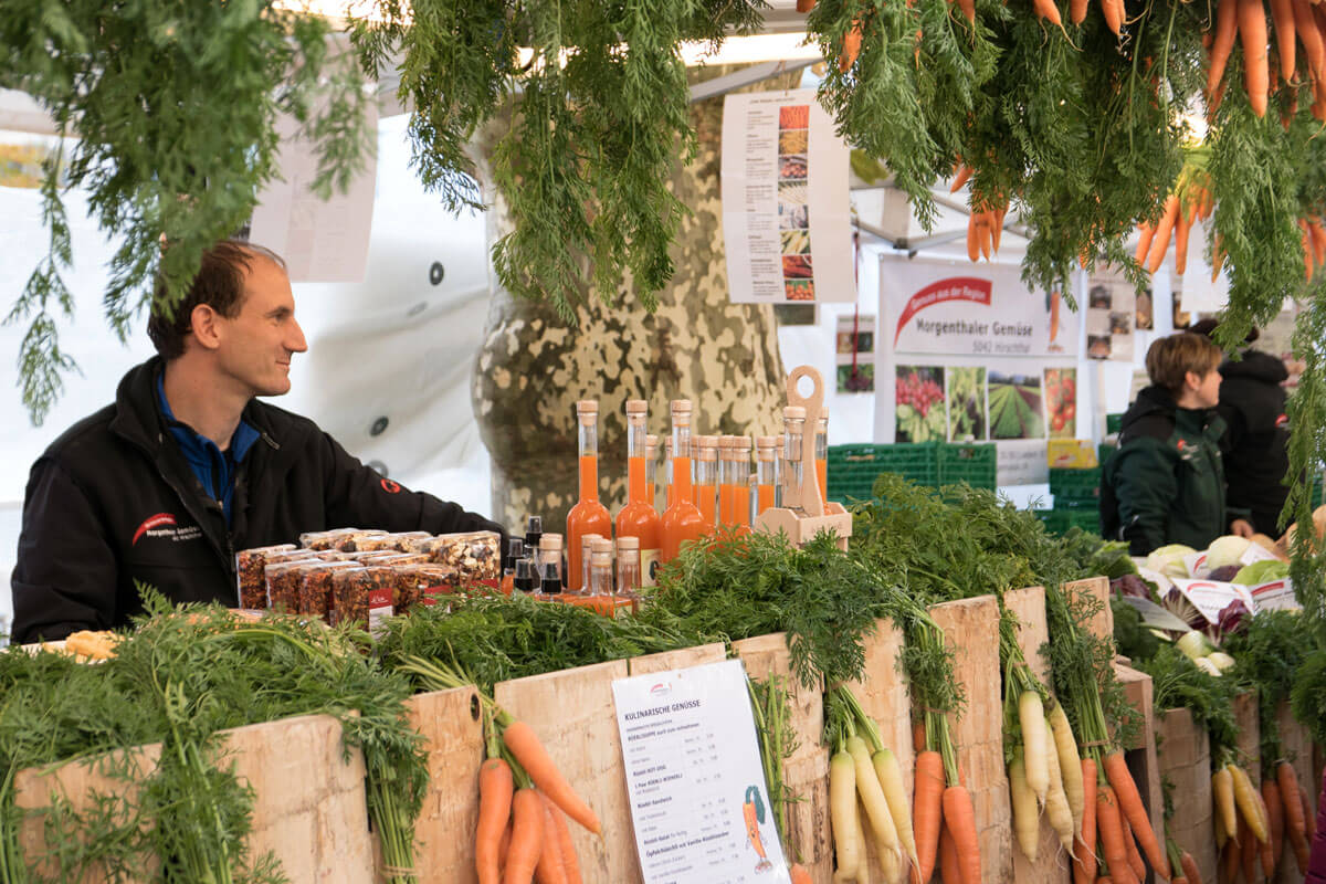 The traditional Aarau Carrot Market