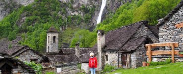 Foroglio Waterfall Hike in Ticino, Switzerland