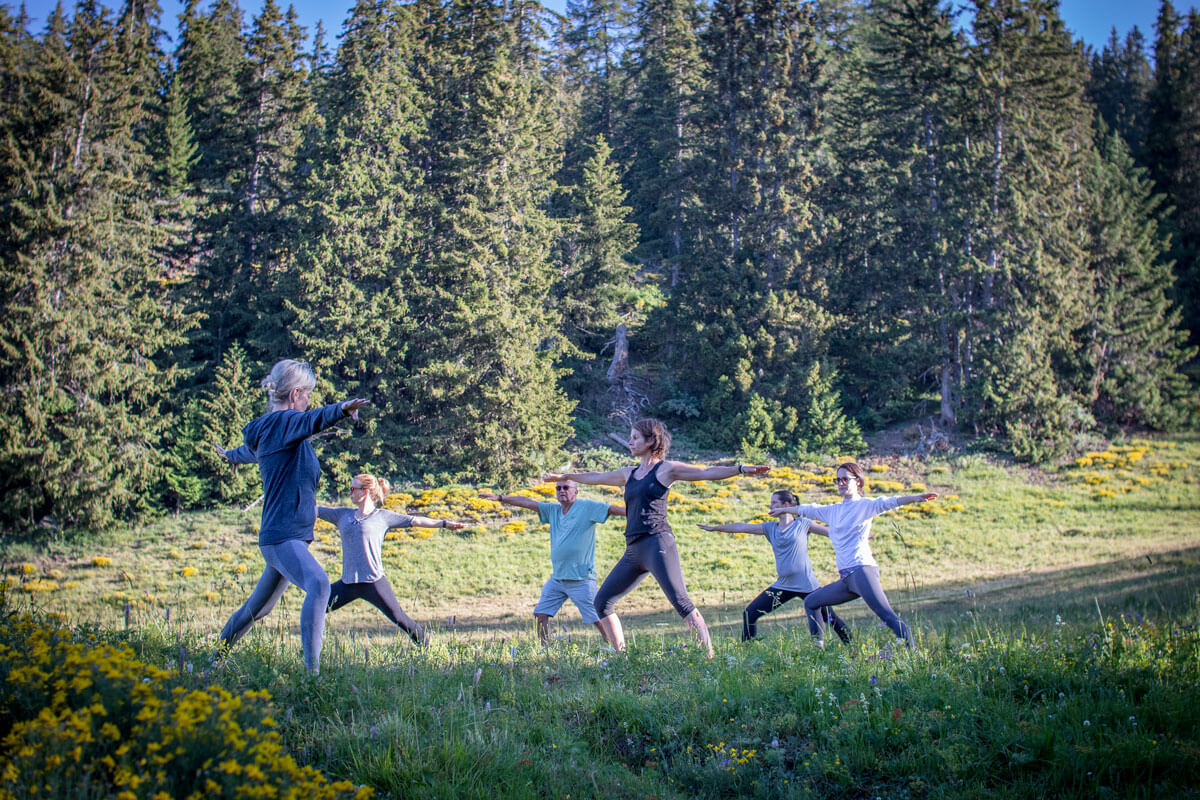 Crans-Montana Summer - Yoga